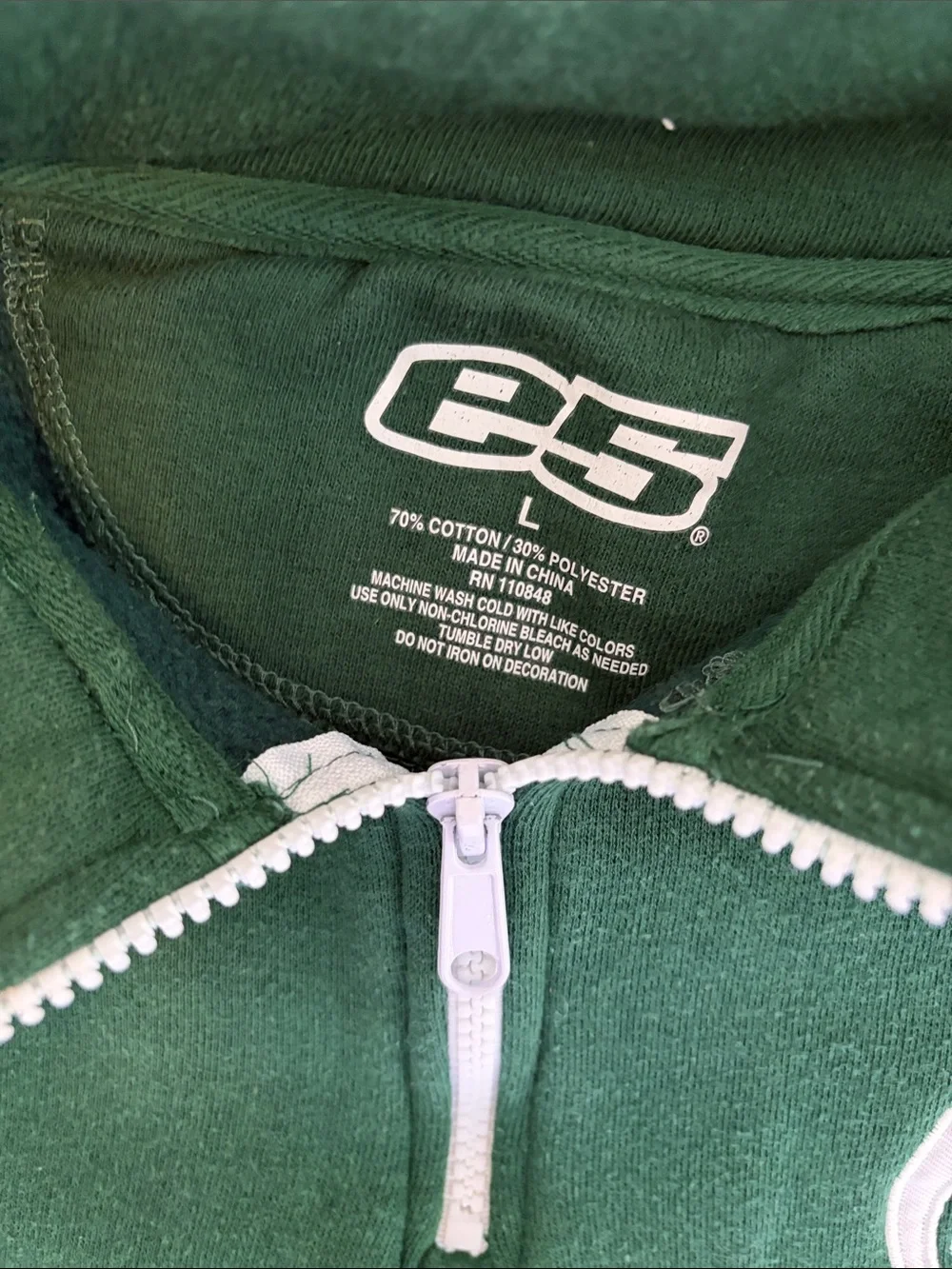 Men's Michigan State Green Quarter-Zip crew neck Pullover